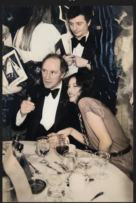 Denise McCann with Canadian Prime Minister Pierre Elliott Trudeau in the 1970s