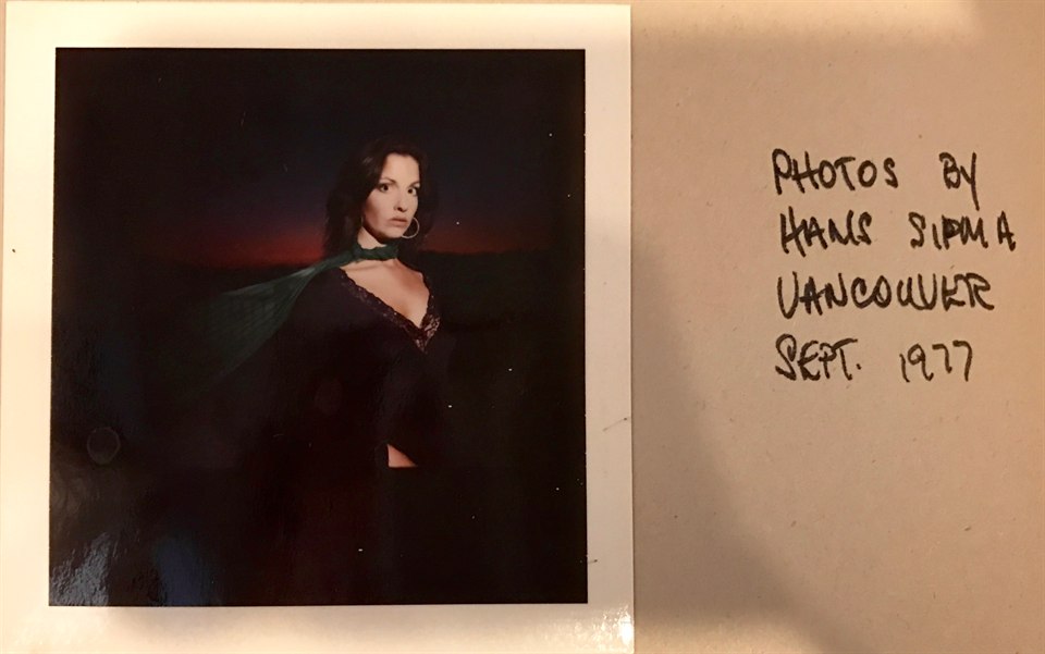 Denise McCann portrait session photographed by Hans Sipma in Vancouver in September 1977