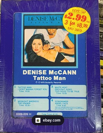 Tattoo Man 8-track cartridge